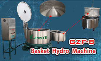 Hydro extractor with basket