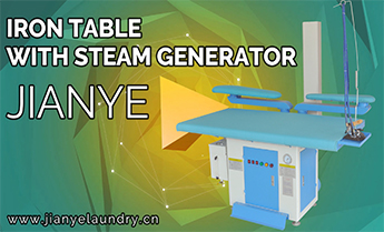 Iron table with steam generator