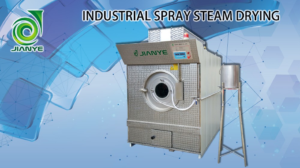 Industrial spray steam drying machine