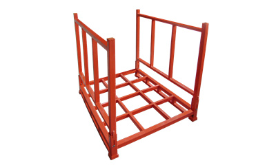 Fabric Roll Pallet / Textile Stackable Rack / Foldable Steel Pallet